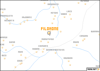 map of Filomone