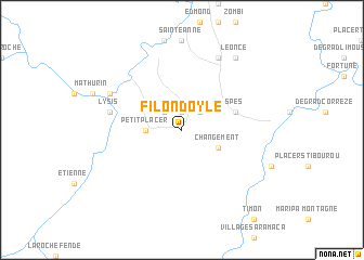 map of Filon Doyle