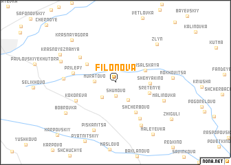 map of Filonova