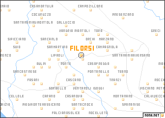 map of Filorsi