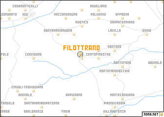 map of Filottrano