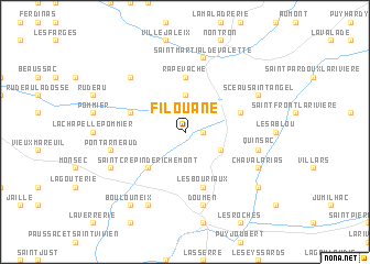 map of Filouane