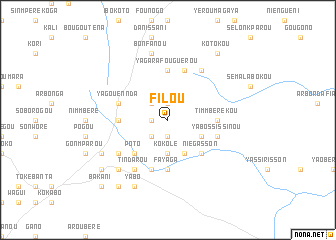 map of Filou