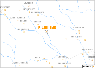 map of Filo Viejo