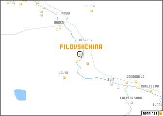 map of Filovshchina