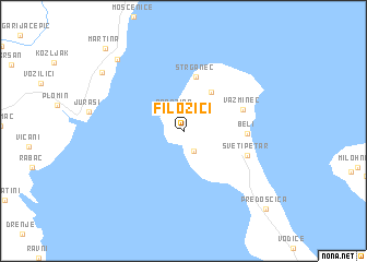 map of Filozići