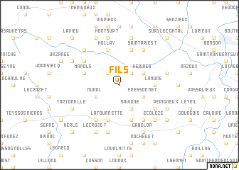 map of Fils