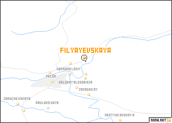 map of Filyayevskaya