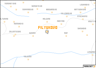 map of Filyukovo