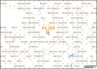 map of Filzen