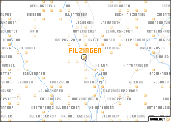 map of Filzingen