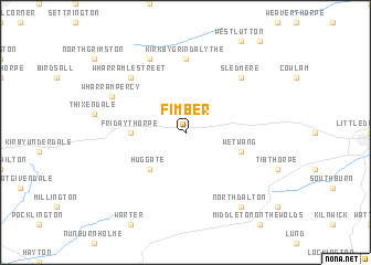 map of Fimber