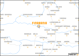 map of Finabania