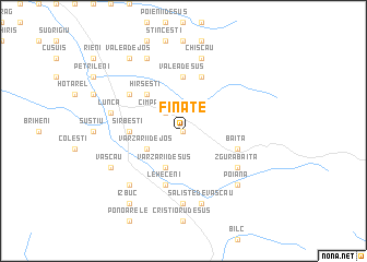 map of Fînaţe