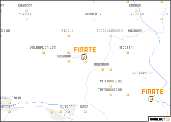 map of Fînaţe