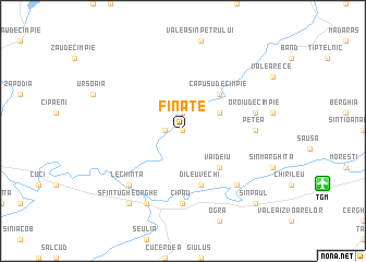 map of Fînaţe