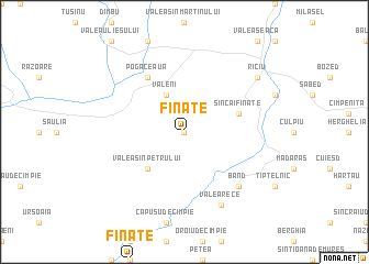 map of Fînaţe