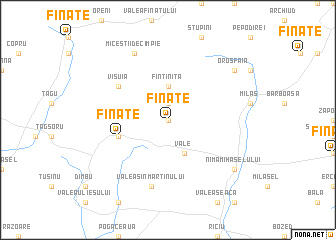 map of Fînaţe