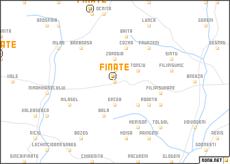 map of Fînaţe