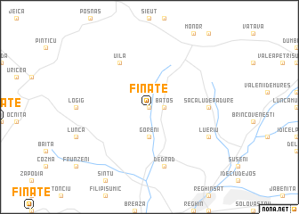 map of Fînaţe