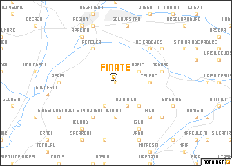 map of Fînaţe