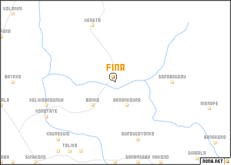 map of Fina