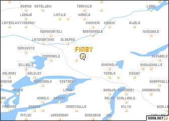 map of Finby