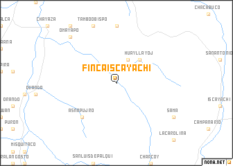 map of Finca Iscayachi
