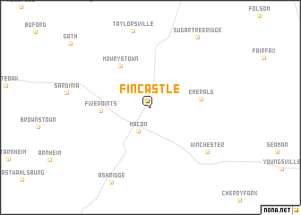 map of Fincastle