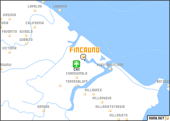 map of Finca Uno