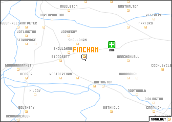 map of Fincham