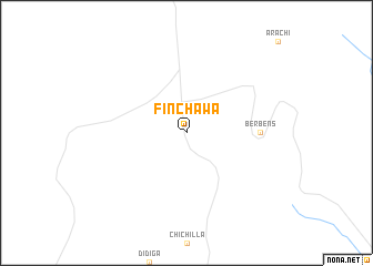 map of Fīnchʼawa