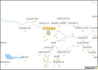 map of Findah