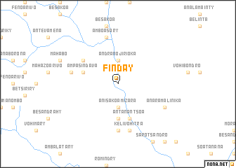 map of Finday