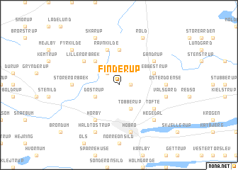 map of Finderup