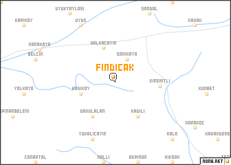 map of Fındıcak