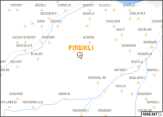 map of Fındıklı