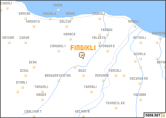 map of Fındıklı