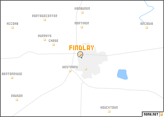 map of Findlay