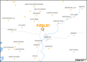 map of Findlay