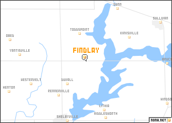 map of Findlay