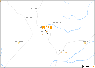 map of Finfil
