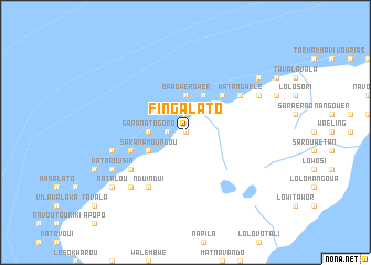 map of Fingalato