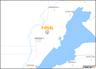 map of Fingal