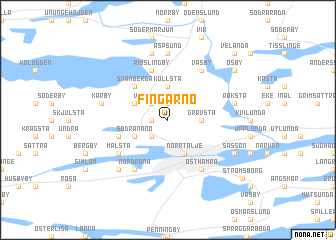 map of Fingarnö