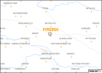 map of Fingask