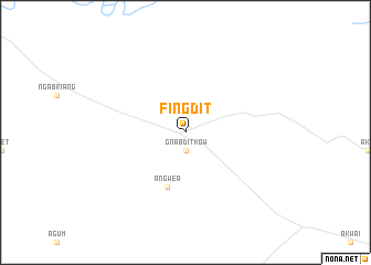 map of Fing Dit