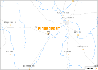 map of Finger Post