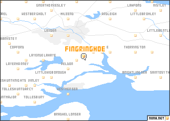 map of Fingringhoe