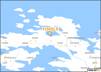 map of Finholm